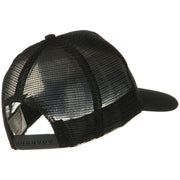 Solid Cotton Twill 5 panel Mesh Back Cap