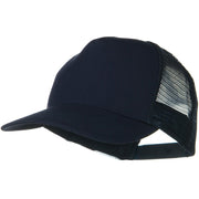 Solid Cotton Twill 5 panel Mesh Back Cap