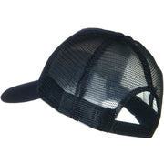 Solid Cotton Twill 5 panel Mesh Back Cap