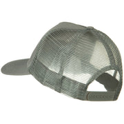 Solid Cotton Twill 5 panel Mesh Back Cap