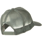 Solid Cotton Twill 5 panel Mesh Back Cap