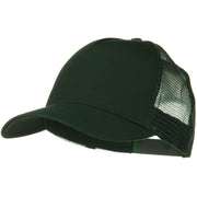 Solid Cotton Twill 5 panel Mesh Back Cap