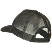 Solid Cotton Twill 5 panel Mesh Back Cap