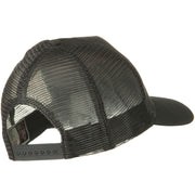 Solid Cotton Twill 5 panel Mesh Back Cap