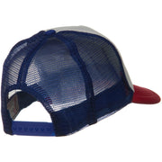 Two Tone Polyester 5 Panel Foam Front Mesh Back Cap