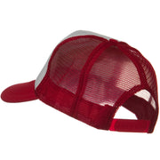 Two Tone Polyester 5 Panel Foam Front Mesh Back Cap