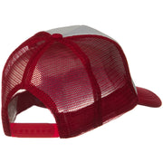 Two Tone Polyester 5 Panel Foam Front Mesh Back Cap