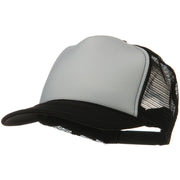 Two Tone Polyester 5 Panel Foam Front Mesh Back Cap