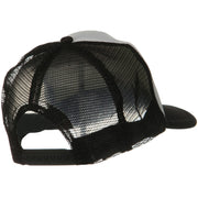 Two Tone Polyester 5 Panel Foam Front Mesh Back Cap