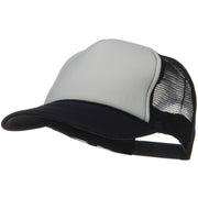 Two Tone Polyester 5 Panel Foam Front Mesh Back Cap