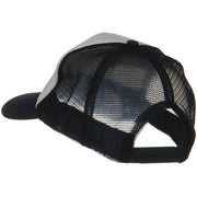 Two Tone Polyester 5 Panel Foam Front Mesh Back Cap