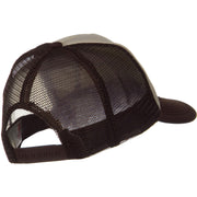 Two Tone Polyester 5 Panel Foam Front Mesh Back Cap