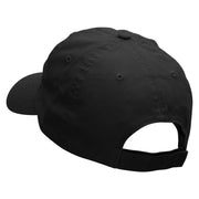 Meow Embroidered Low Profile Dyed Cotton Twill Cap