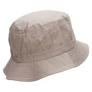 Skull and Blades Embroidered Bucket Hat