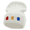 Monopoly Houses Embroidered 12 inch Acrylic Cuffed Long Beanie