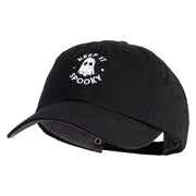 Keep It Spooky Embroidered Low Profile Cotton Cap - Black OSFM