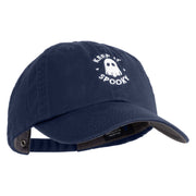 Keep It Spooky Embroidered Low Profile Cotton Cap - Navy OSFM