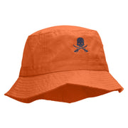 Skull and Blades Embroidered Bucket Hat