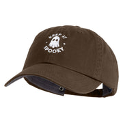 Keep It Spooky Embroidered Low Profile Cotton Cap - Brown OSFM
