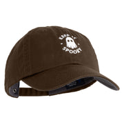 Keep It Spooky Embroidered Low Profile Cotton Cap - Brown OSFM