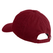 Keep It Spooky Embroidered Low Profile Cotton Cap - Maroon OSFM