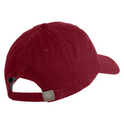 Keep It Spooky Embroidered Low Profile Cotton Cap - Maroon OSFM