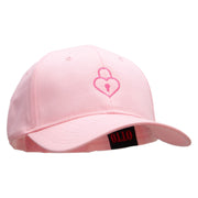 Love Lock Embroidered Low Profile Cap