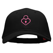 Love Lock Embroidered Low Profile Cap