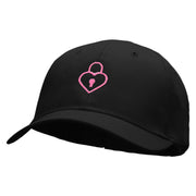 Love Lock Embroidered Low Profile Cap