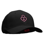 Love Lock Embroidered Low Profile Cap