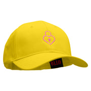 Love Lock Embroidered Low Profile Cap