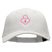 Love Lock Embroidered Low Profile Cap