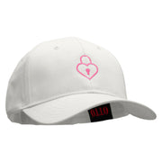 Love Lock Embroidered Low Profile Cap