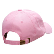 Stroke Of Rosey Love Embroidered Washed Cap