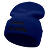 Your Favorite Tour Guide Embroidered 12 Inch Long Knitted Beanie