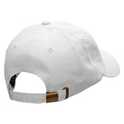 Stroke Of Rosey Love Embroidered Washed Cap