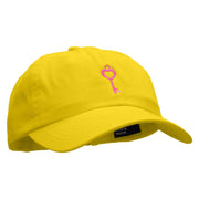 Key Of Love Embroidered Low Profile Dyed Cotton Twill Cap