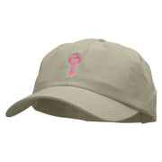 Key Of Love Embroidered Low Profile Dyed Cotton Twill Cap