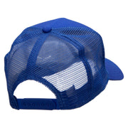 Dragon Sword Embroidered Solid Cotton Prostyle Twill Mesh Cap - Royal OSFM