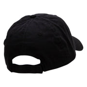 Phoenix Fire Bird Embroidered Low Profile Pet Spun Washed Cap - Black OSFM