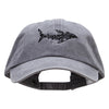 Hammerhead Embroidered Pigment Dyed Wash Cap - Grey OSFM