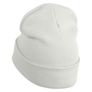 Sponge Crusty Crab Employee Uniform Embroidered 12" Beanie - White OSFM