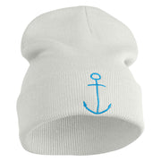Sponge Crusty Crab Employee Uniform Embroidered 12" Beanie - White OSFM