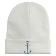 Sponge Crusty Crab Employee Uniform Embroidered 12" Beanie - White OSFM