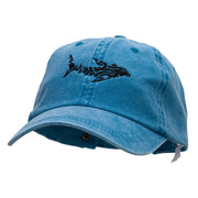 Hammerhead Embroidered Pigment Dyed Wash Cap - Turquoise OSFM