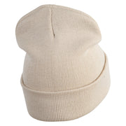 Sponge Crusty Crab Employee Uniform Embroidered 12" Beanie - Birch OSFM