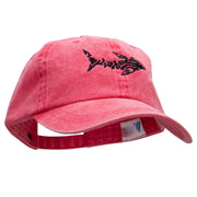 Hammerhead Embroidered Pigment Dyed Wash Cap - Fuchsia OSFM