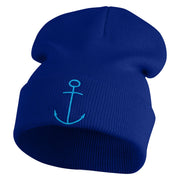 Sponge Crusty Crab Employee Uniform Embroidered 12" Beanie - Royal OSFM