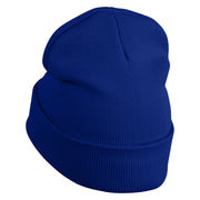 Sponge Crusty Crab Employee Uniform Embroidered 12" Beanie - Royal OSFM
