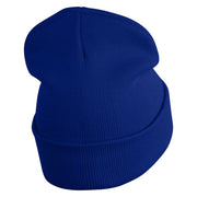Sponge Crusty Crab Employee Uniform Embroidered 12" Beanie - Royal OSFM